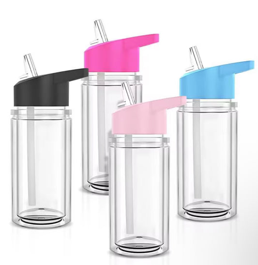 Kids plastic snowglobe sippy cups